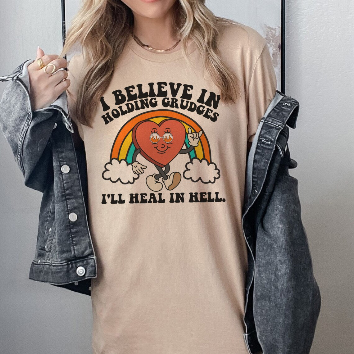 Heal in Hell Funny Quote Tee