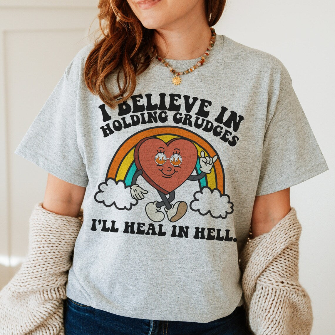 Heal in Hell Funny Quote Tee