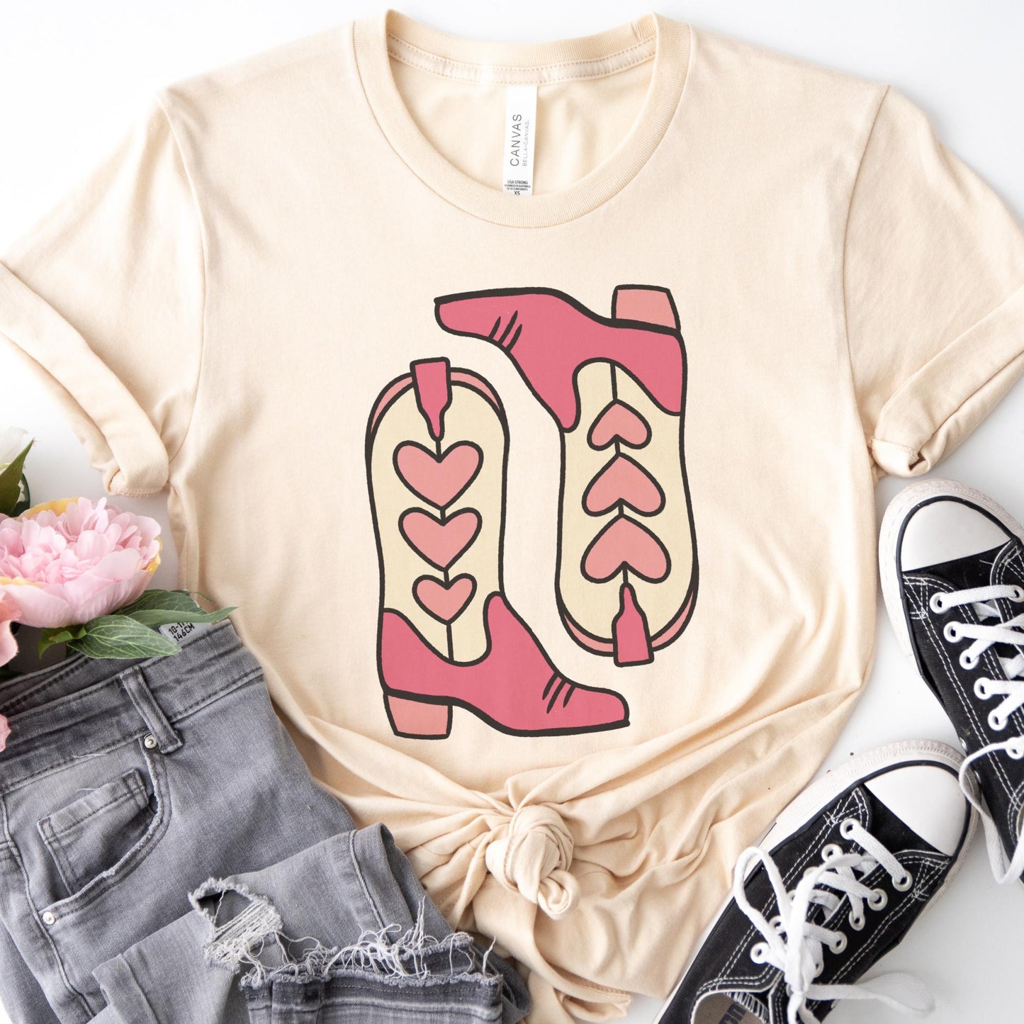 Valentine Country Western T-shirt Vday Cowgirl Country Heart Boots Tee Cowboy Western V-day Tshirt Cowboy Tshirt Western Boot Shirt Womens Western Tee Sublimation Cowgirl Tshirt Valentine Western Tee V-day Western Tshirt Cowgirl Boots Tee Casual Cute