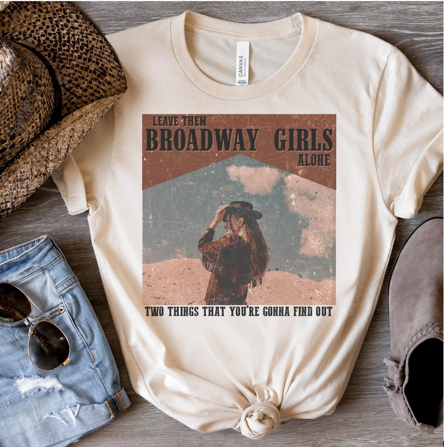 Broadway Country T-Shirt Country Broadway Tshirt Cowboy Music Tee Cowgirl Country Shirt