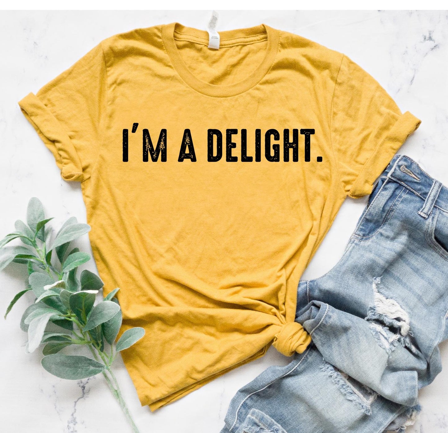 I'm A Delight Sarcastic Short Sleeve Tshirt