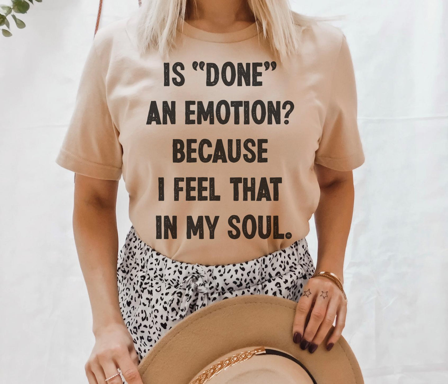 Is Done an Emotion Shirt sarcastic t-shirt funny tee tired mom shirt funny tee sarcasm co-worker mom for Daughter casual top comfy soft exhausted mom shirt casual t-shirt gift for stepdaughter tee Sublimation Gift Shirt T-shirt Party ON Designs