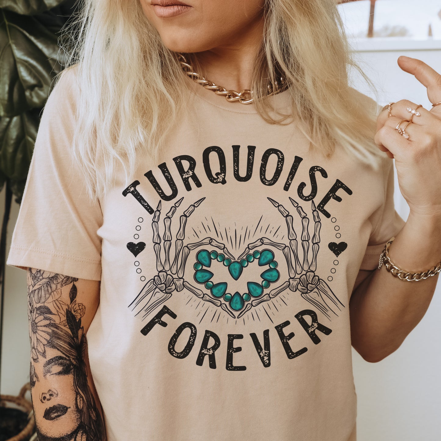 Turquoise Forever T-Shirt Funny Relatable Tshirt Favorite Color Tee Turquoise Shirt Soft Print T-Shirt Sublimation Print Tee