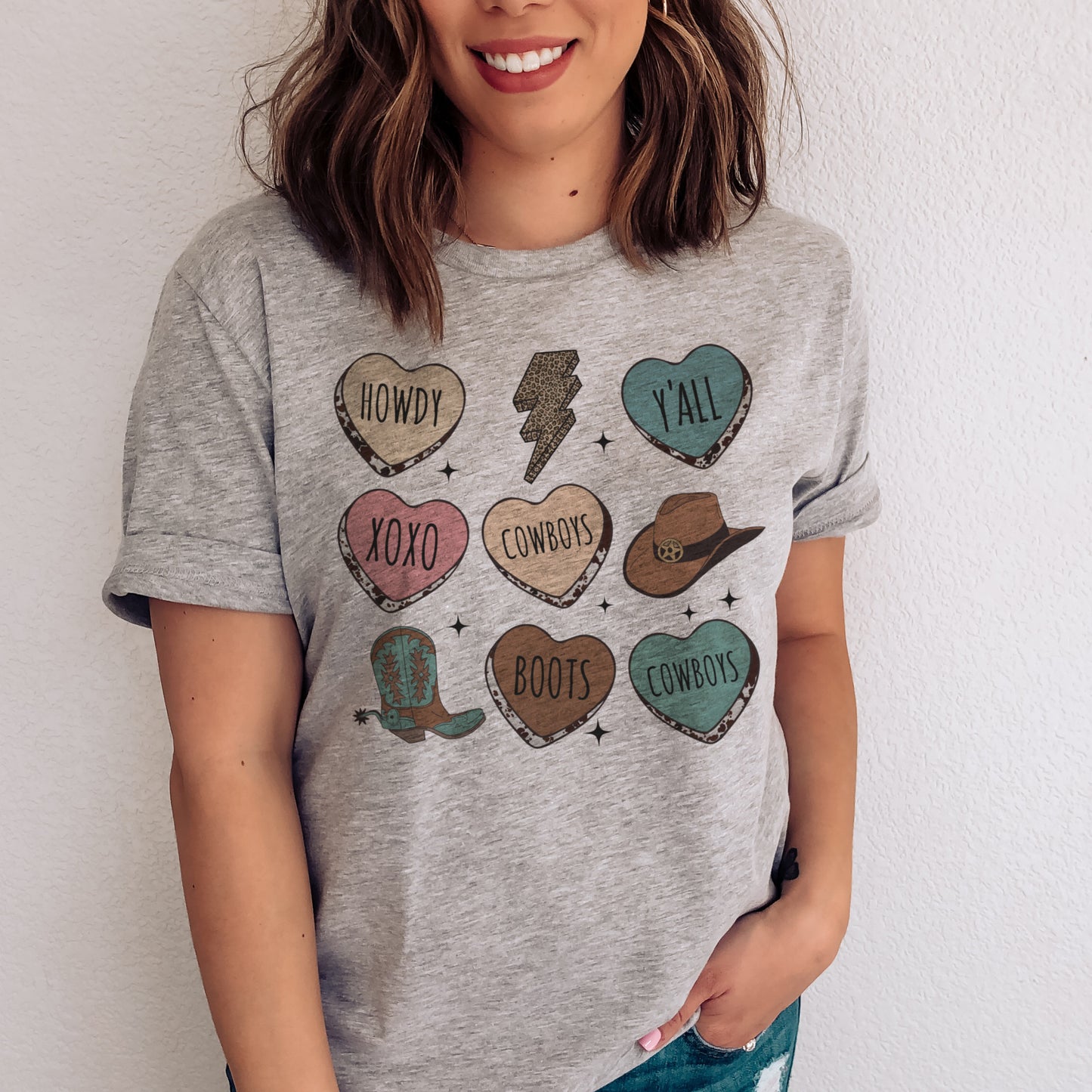 Cowboy Valentines T-Shirt Country Southern Tshirt