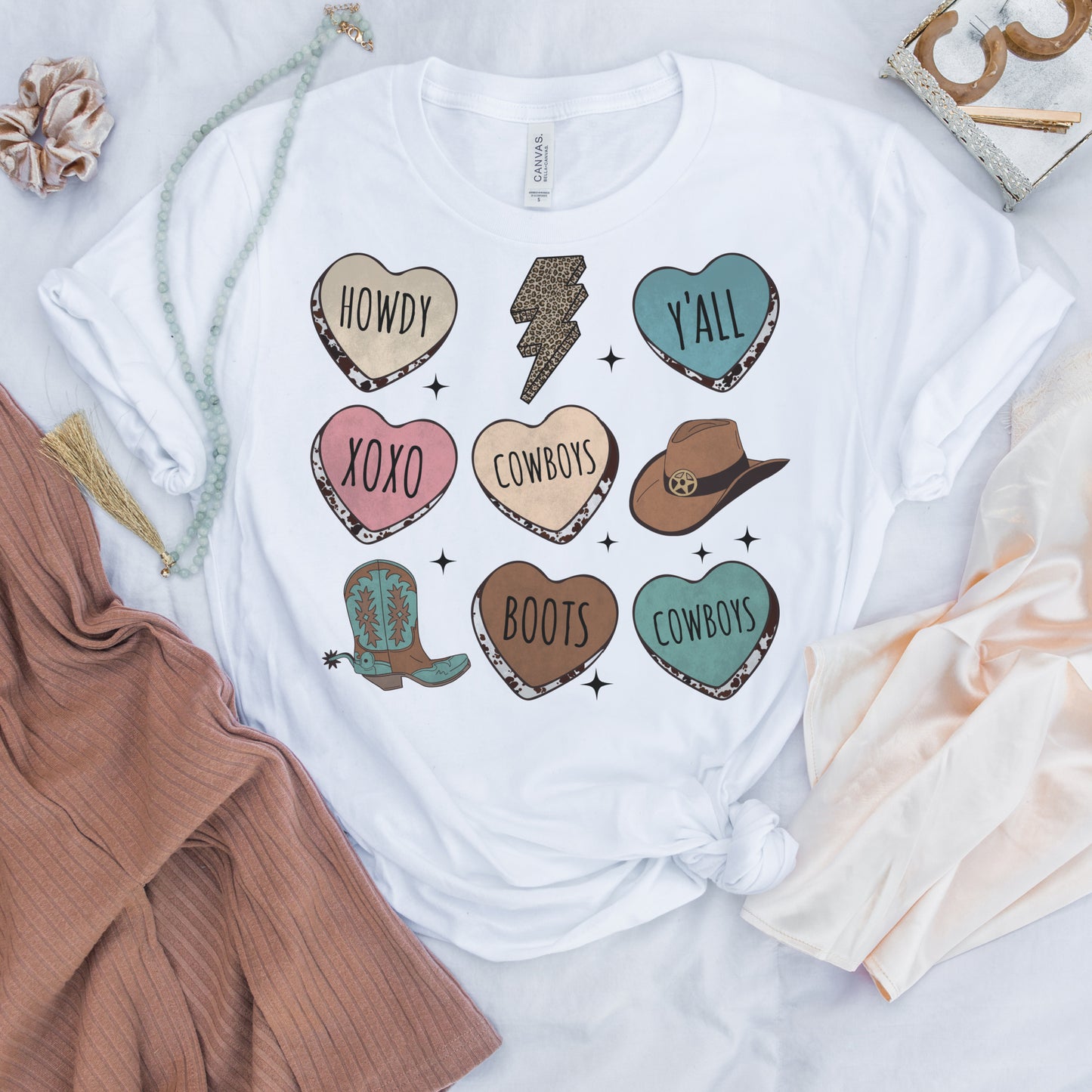 Cowboy Valentines T-Shirt Country Southern Tshirt