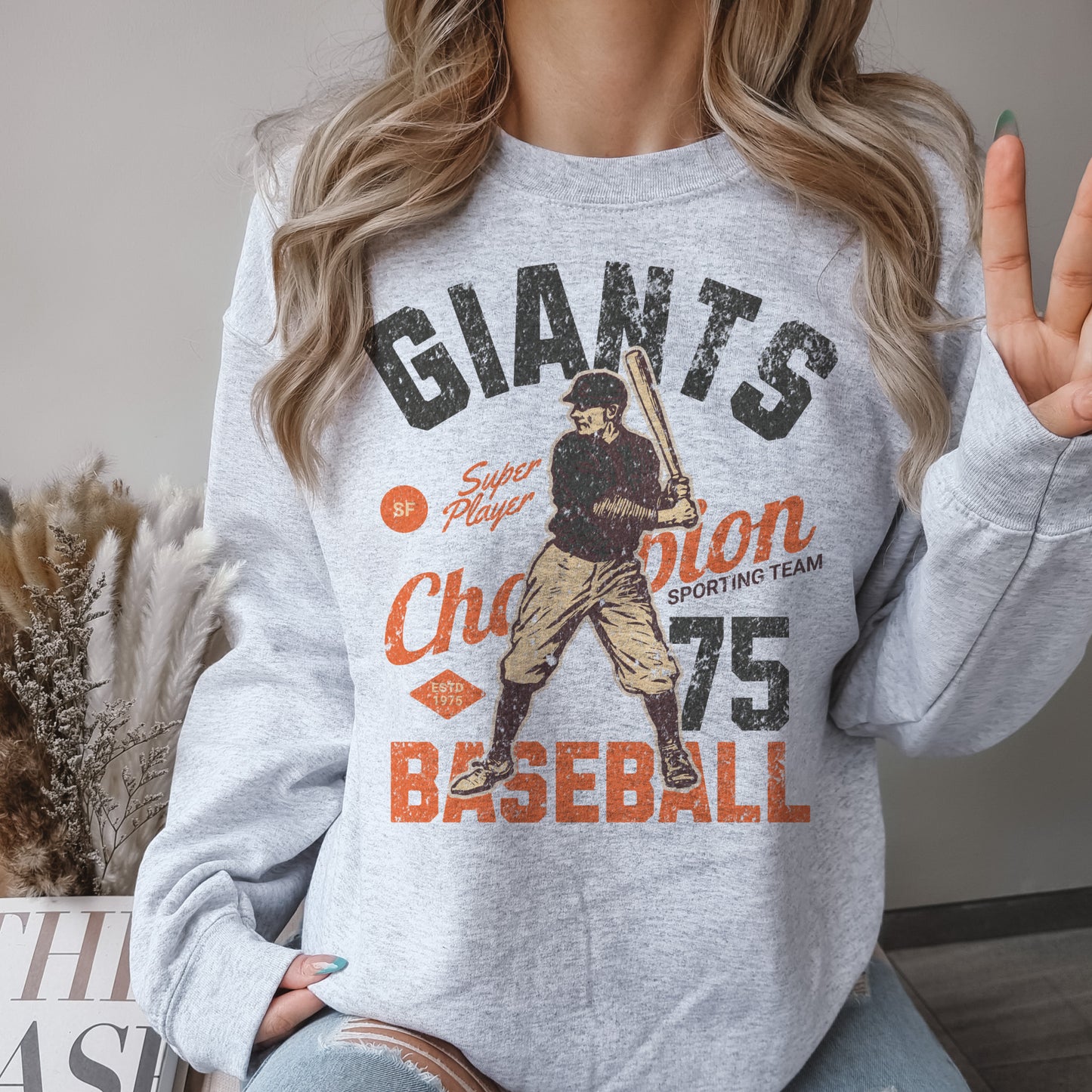 Vintage Baseball Ash Sweatshirts Baseball Team Pullover Baseball Sports Sweatshirts Baseball Team Pullover Mens Sports Sweatshirts Womens Baseball Tops