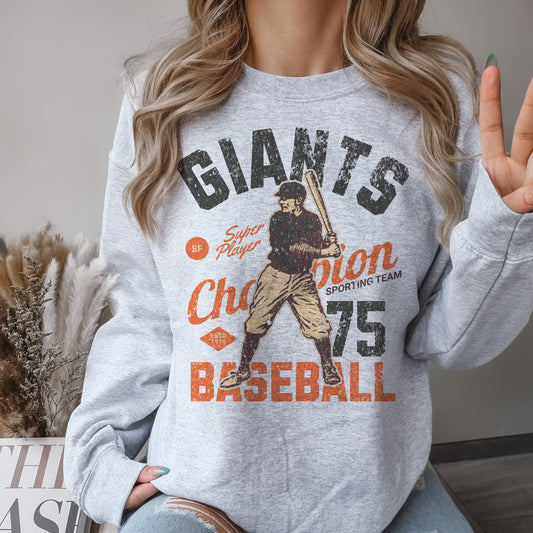 Vintage Baseball Ash Sweatshirts Baseball Team Pullover Baseball Sports Sweatshirts Baseball Team Pullover Mens Sports Sweatshirts Womens Baseball Tops