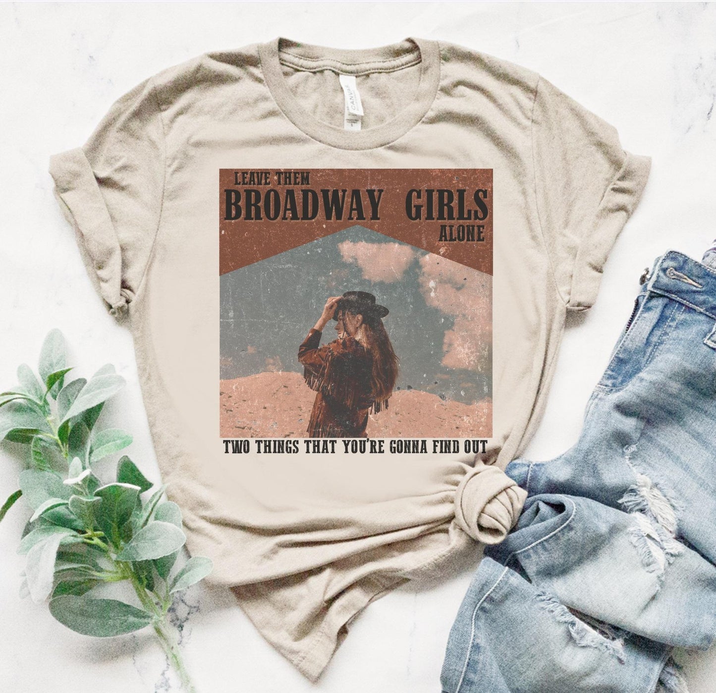 Broadway Country T-Shirt Country Broadway Tshirt Cowboy Music Tee Cowgirl Country Shirt