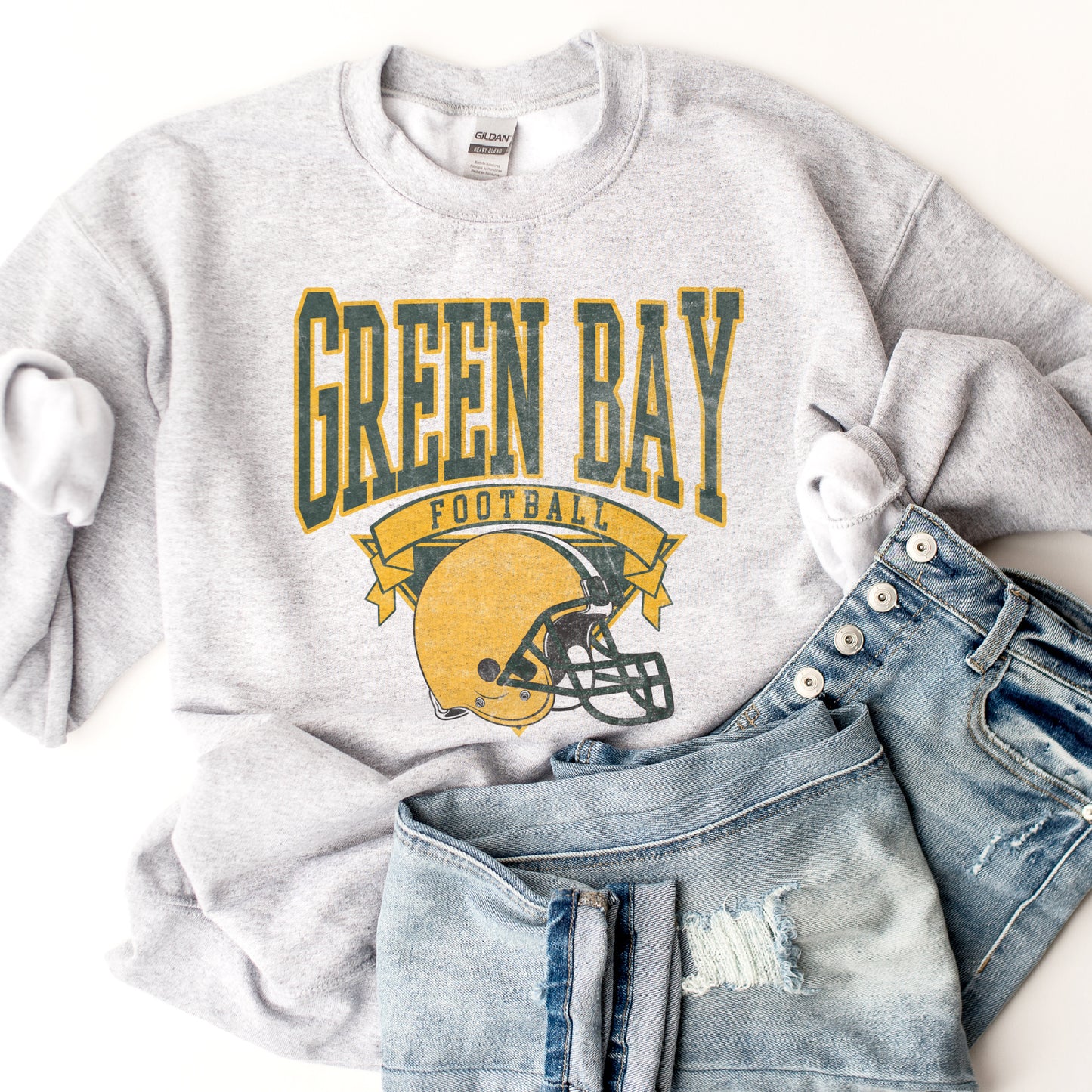 Vintage Football Sweatshirt Hometown Pullover City Football Retro Sweatshirt Casual Fabric