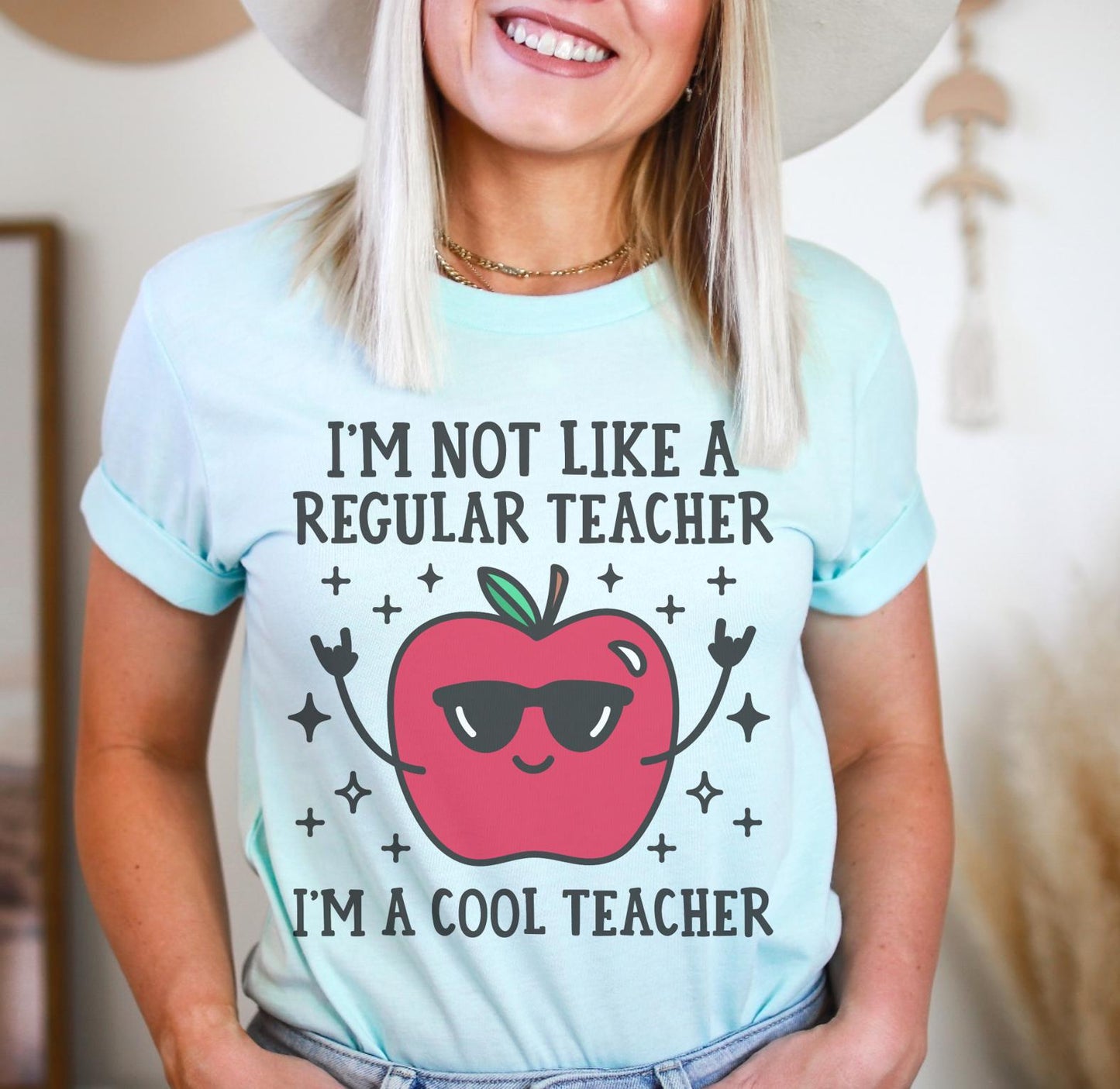 Cool Teacher T-Shirt Teaching Class Tshirt School Teach Tee Soft Print T-Shirt Comfy Oversized Tshirt Cozy Teacher Tee