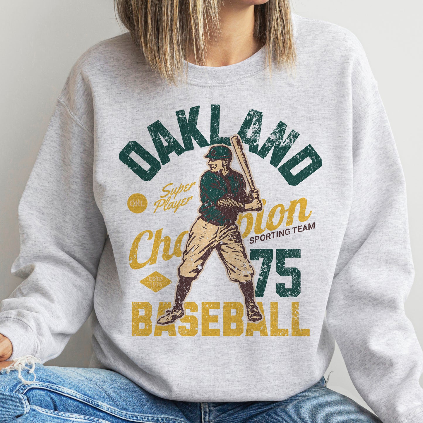 Vintage Baseball Ash Sweatshirts Baseball Team Pullover Baseball Sports Sweatshirts Baseball Team Pullover Mens Sports Sweatshirts Womens Baseball Tops